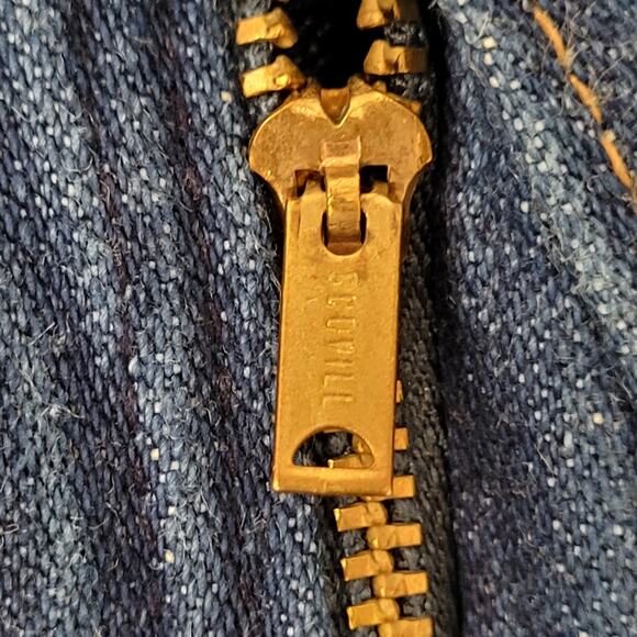 Vintage 80s Wrangler Jeans Womens 2 26x32 Medium-Wash Fraying USA - Picture 10 of 16